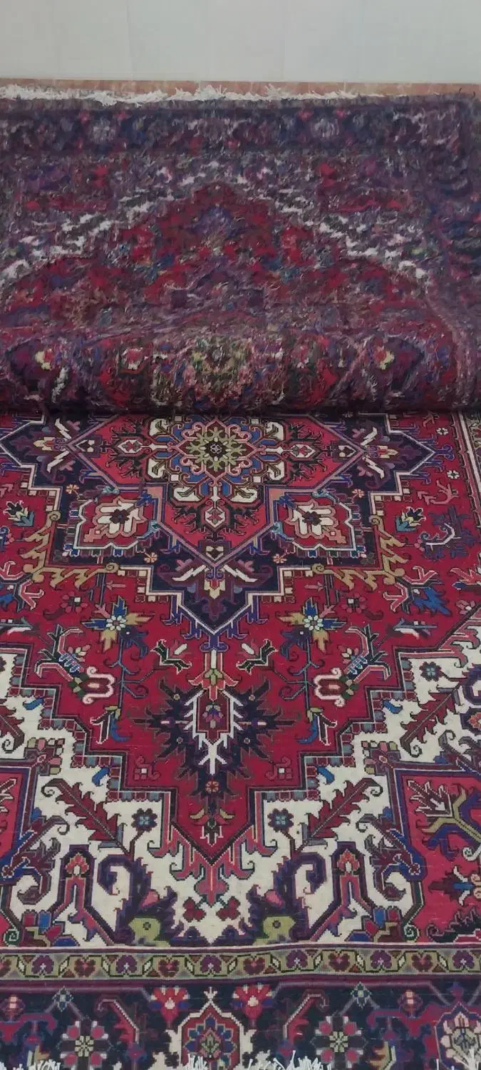 فرش هریس دستباف 6متری تاجری ۶۱۰|فرش|صوفیان, |دیوار