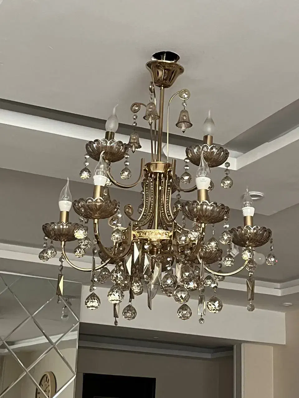 لوستر در حد نو|لوستر و چراغ آویز|شهرکرد, |دیوار