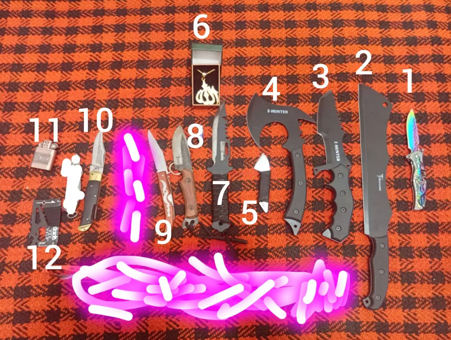 انواع چاقو سفری|کوهنوردی و کمپینگ|بندر امام خمینی, |دیوار