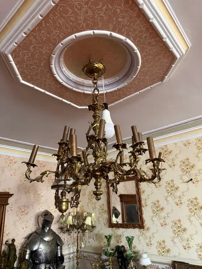 لوستربرنزانتیک وقدیمی|صنایع دستی و سایر لوازم تزئینی|تهران, فرودگاه مهرآباد|دیوار