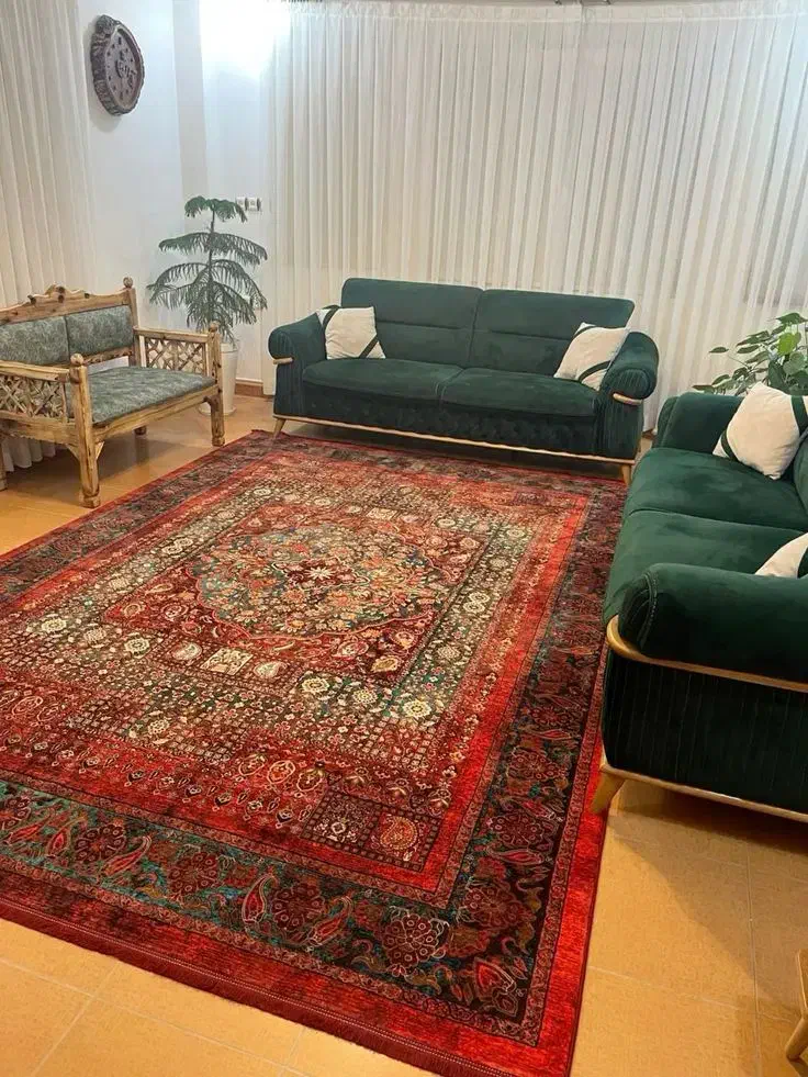 فرش چاپی|فرش|اصفهان, باغ زیار|دیوار