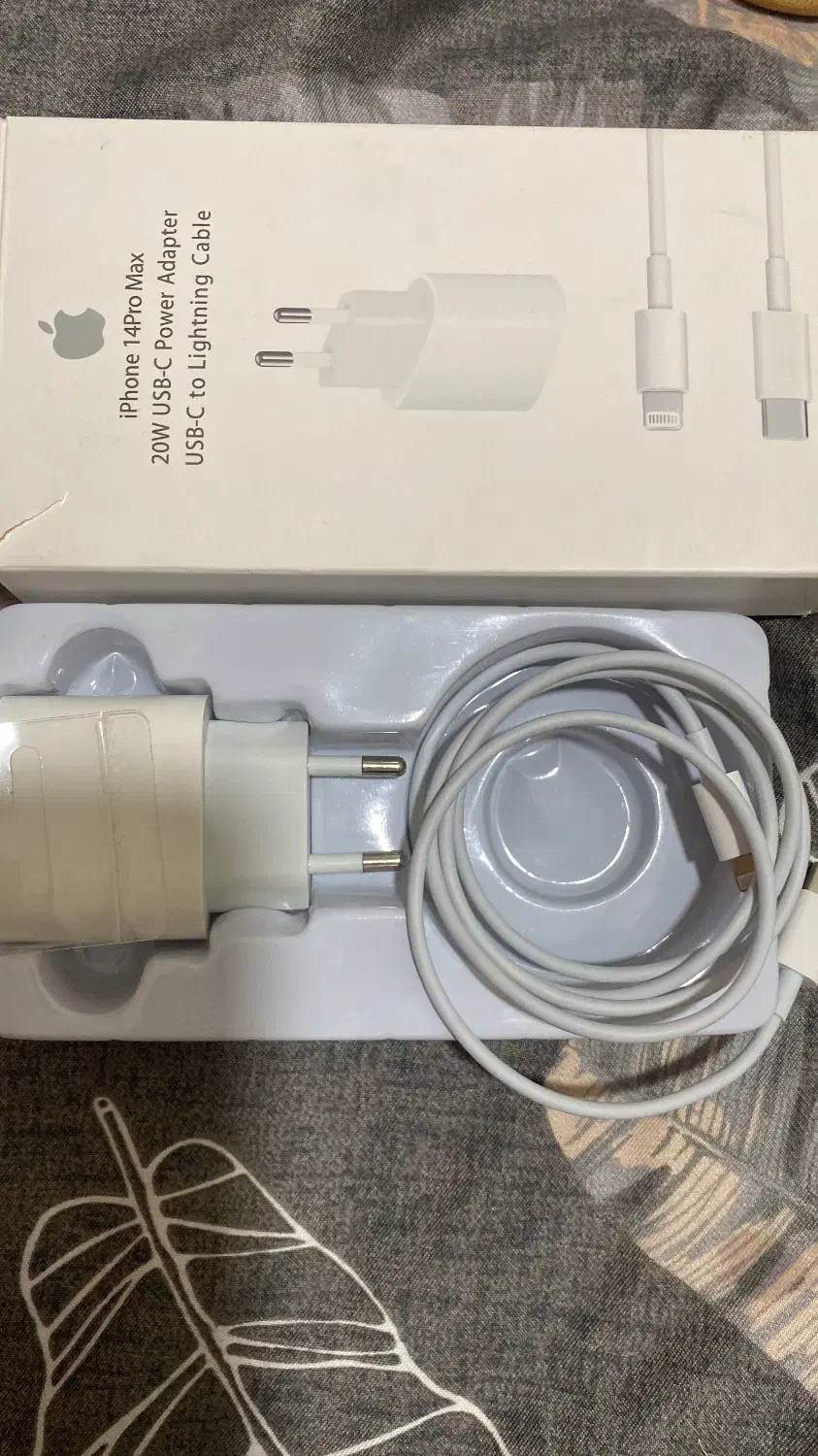 کابل و شارژر ایفون۱۴پرومکس|لوازم جانبی موبایل و تبلت|مشهد, طلاب|دیوار