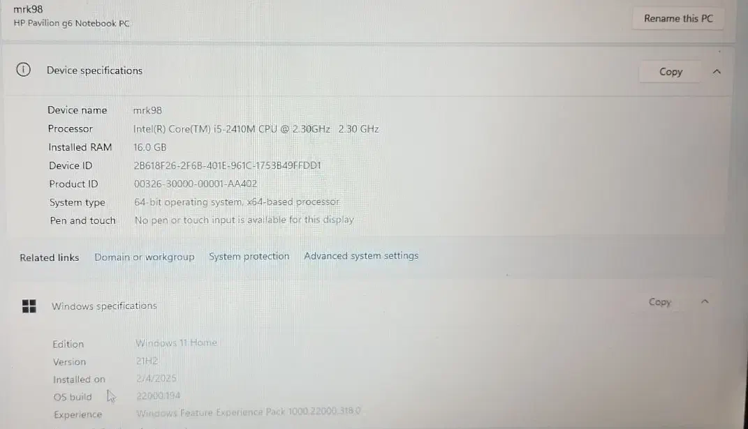 لپ تاپ HP|رایانه همراه|کرمان, |دیوار