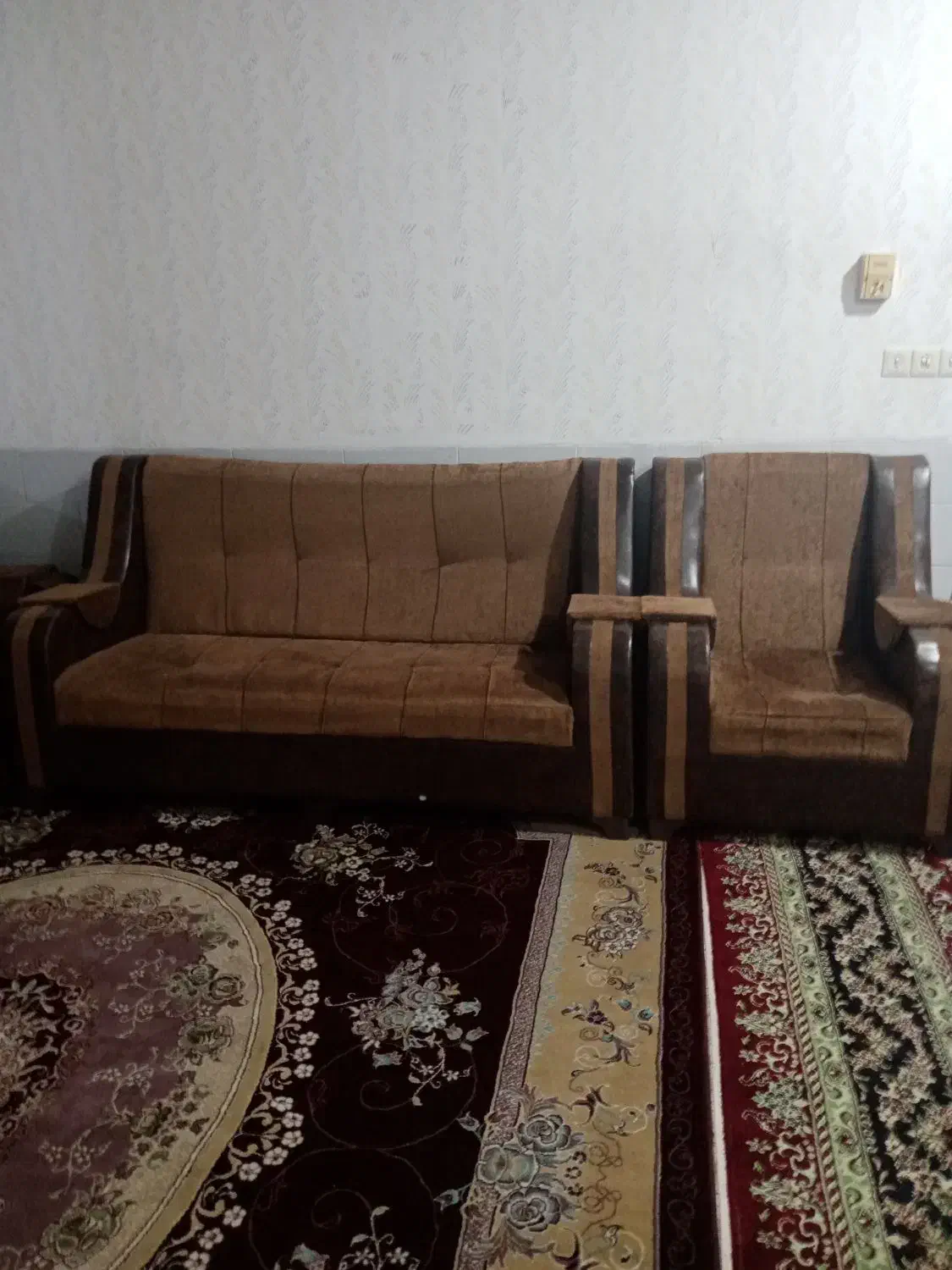 مبل هفت نفره مناسب خانه باغ|مبلمان خانگی و میز عسلی|بافق, |دیوار