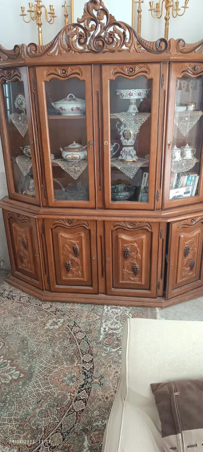 بوفه|بوفه، ویترین، کنسول|مهریز, |دیوار