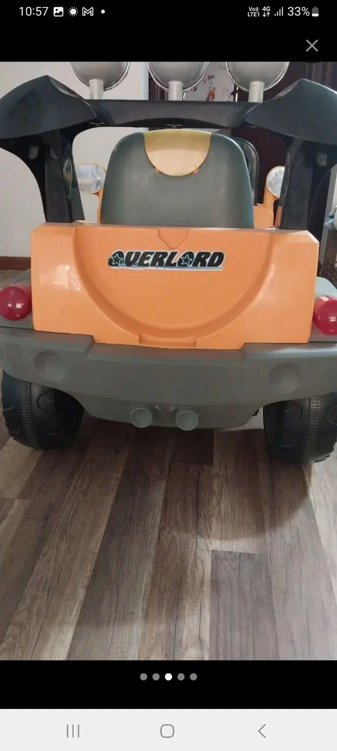 ماشین شارژی بزرگ اُوِروند درحدنو|اسباببازی|مشهد, کوثر|دیوار