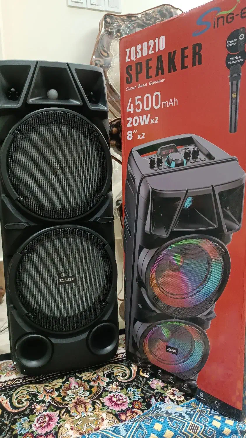 اسپیکر کامل نو با میکروفون و...|پخش‌کننده همراه|تهران, شهید رجایی|دیوار