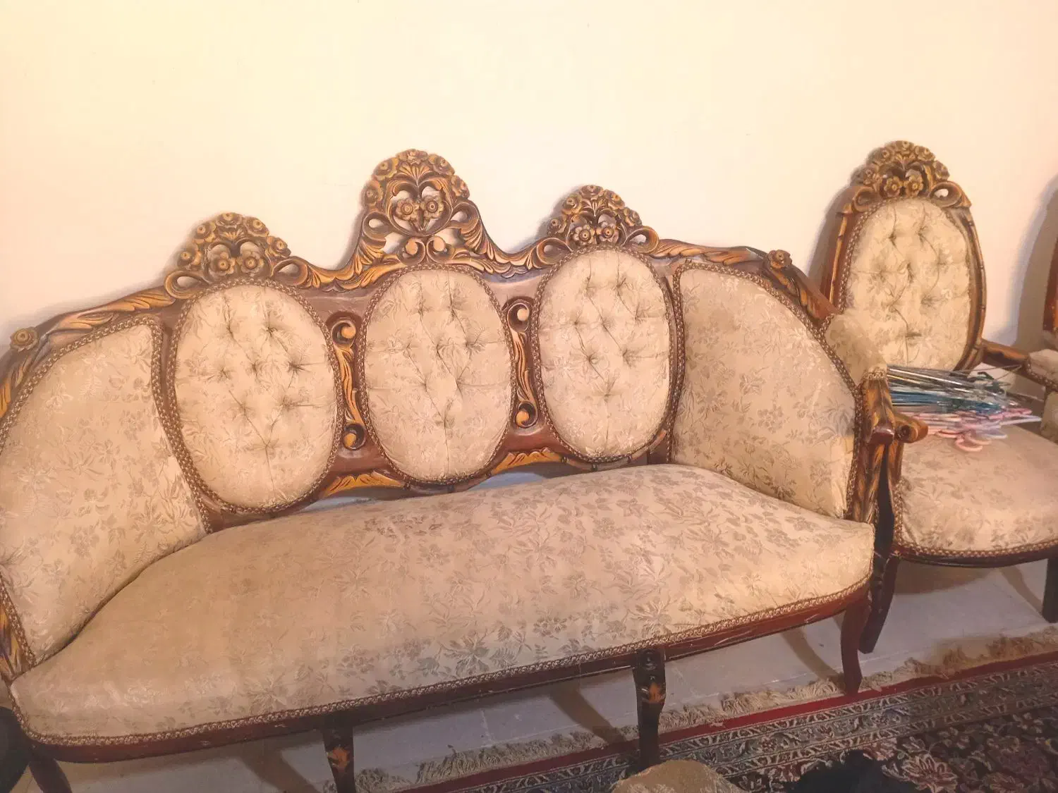 مبل دسته دو در حد نو|مبلمان خانگی و میز عسلی|شیراز, شریفآباد|دیوار