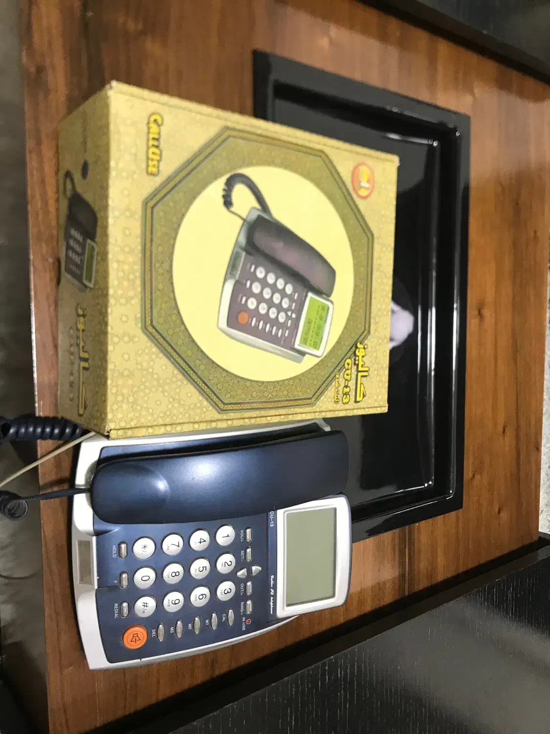 تلفن نیاز به تعمیر همراه جعبه فقط ۱۰۰ هزار تومن|تلفن رومیزی|رشت, نیکمرام|دیوار