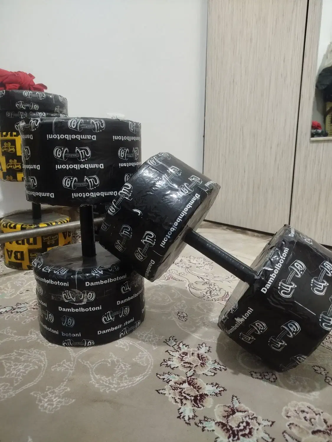 دمبل بتنی 15 کیلویی|تجهیزات ورزشی|سنندج, |دیوار