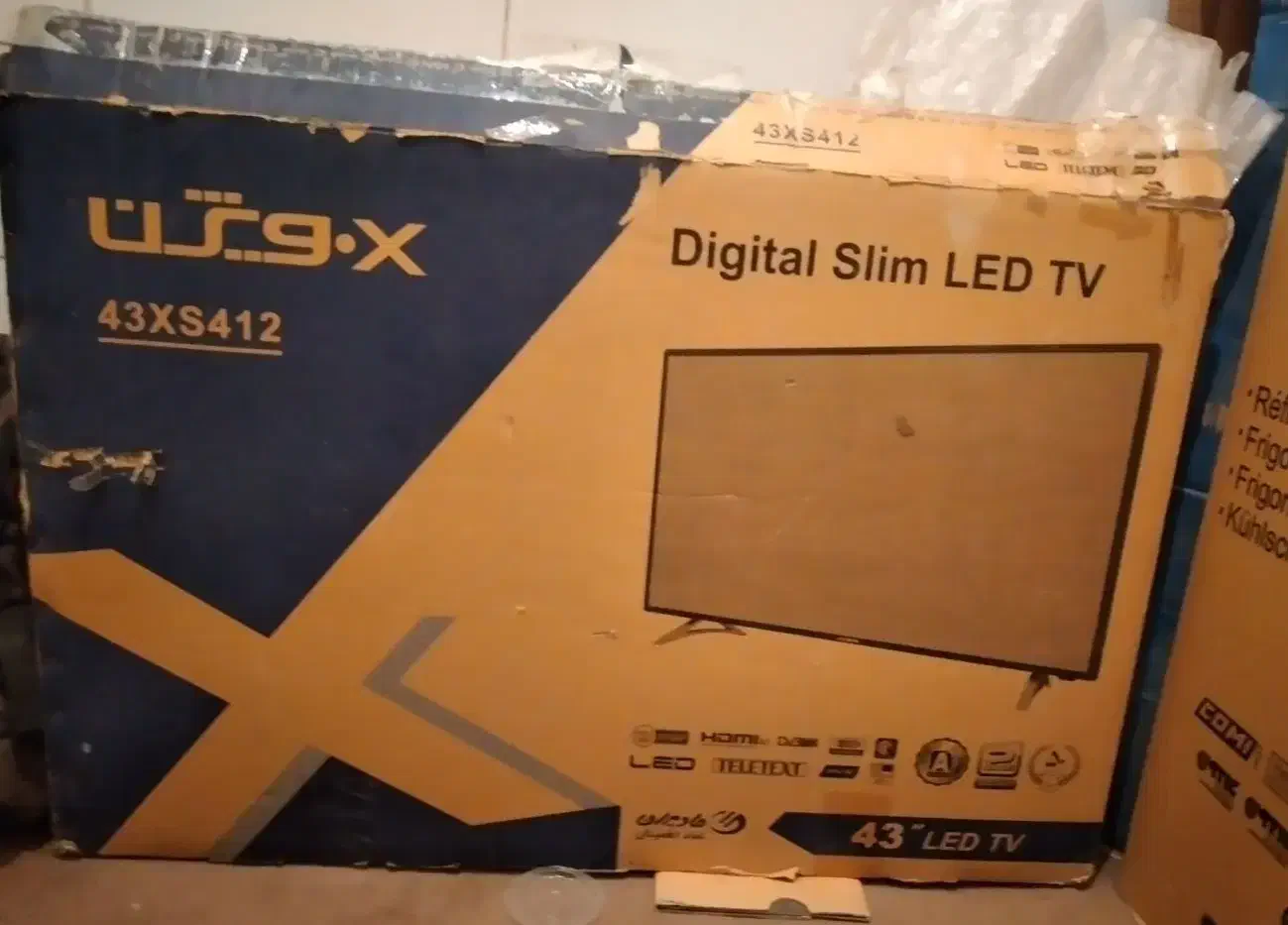 تلویزیونLEDایکس ویژن43اینچ|تلویزیون و پروژکتور|اراک, |دیوار