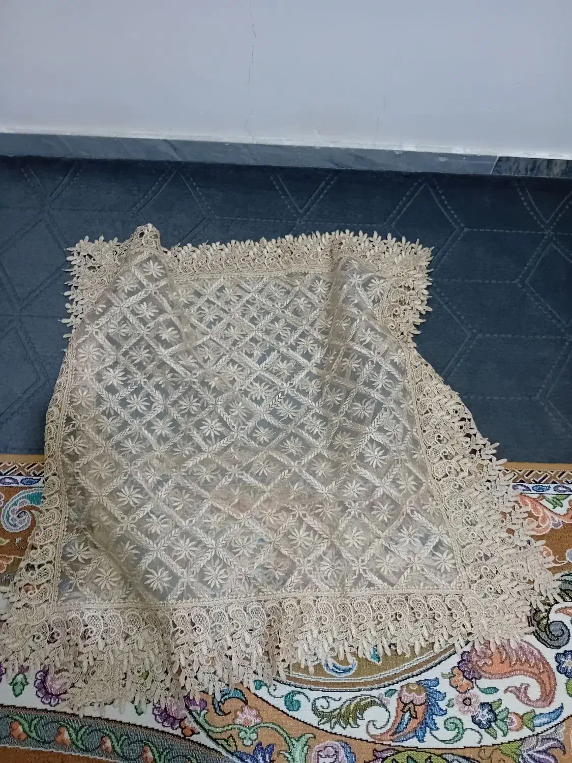 رومیزی نو|پرده، رانر، رومیزی|قم, باغ شریفی|دیوار