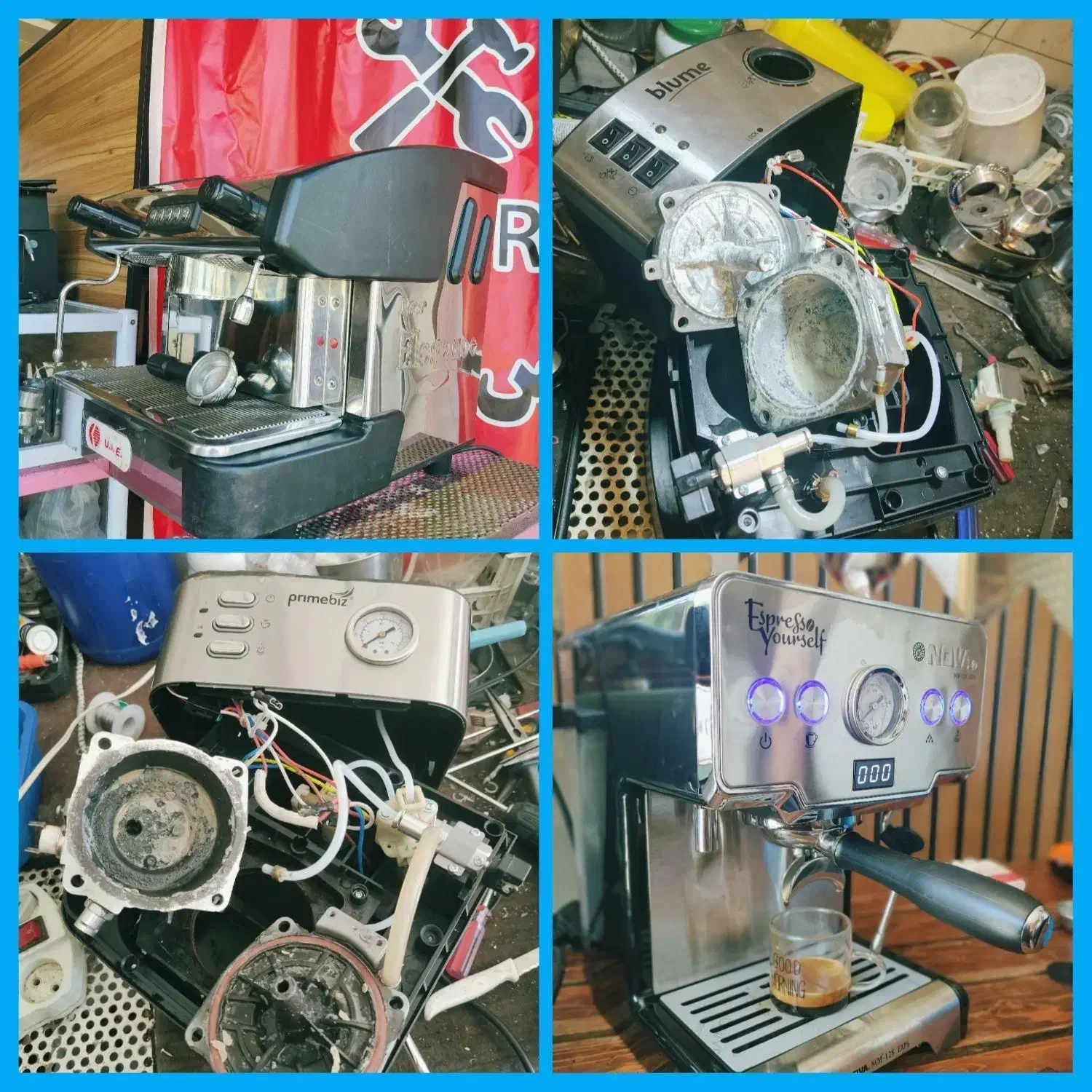 تعمیرات قهوه اسپرسوساز آسیاب عصاره گیر و ...|خدمات پیشه و مهارت|شیراز, طلاب|دیوار