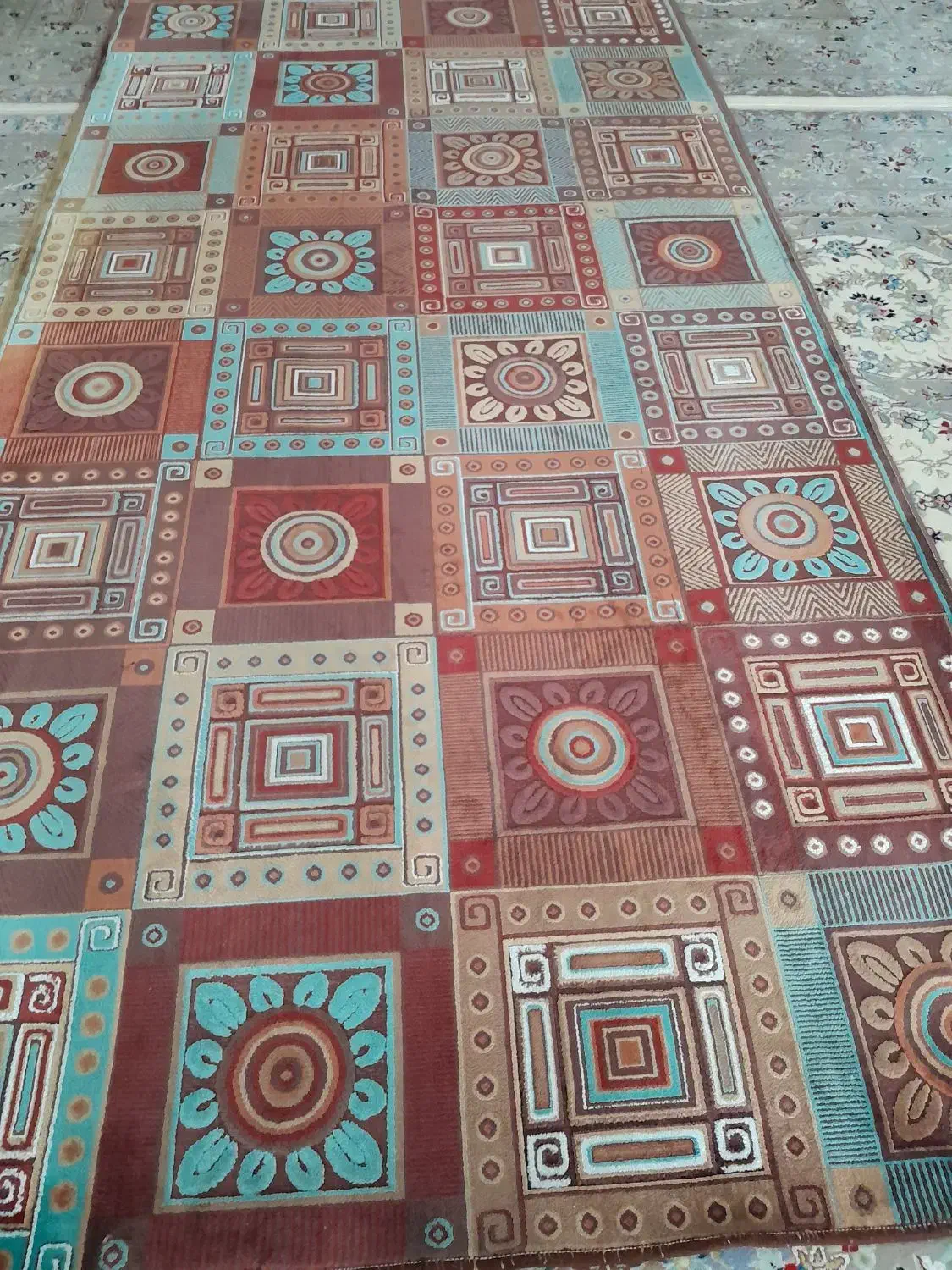 فرش مخملی جنس خوب یزره پرز نمیگیره. برای اشپز خانه|فرش|تهران, هاشمآباد|دیوار