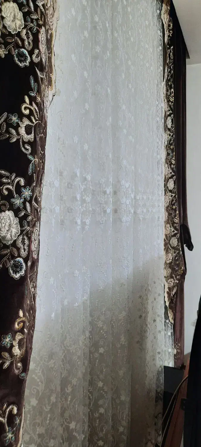 سلام پرده پذیرایی باآستر ووالان سالم ۲۴۰۰|پرده، رانر، رومیزی|شهریار, دهشاد بالا|دیوار