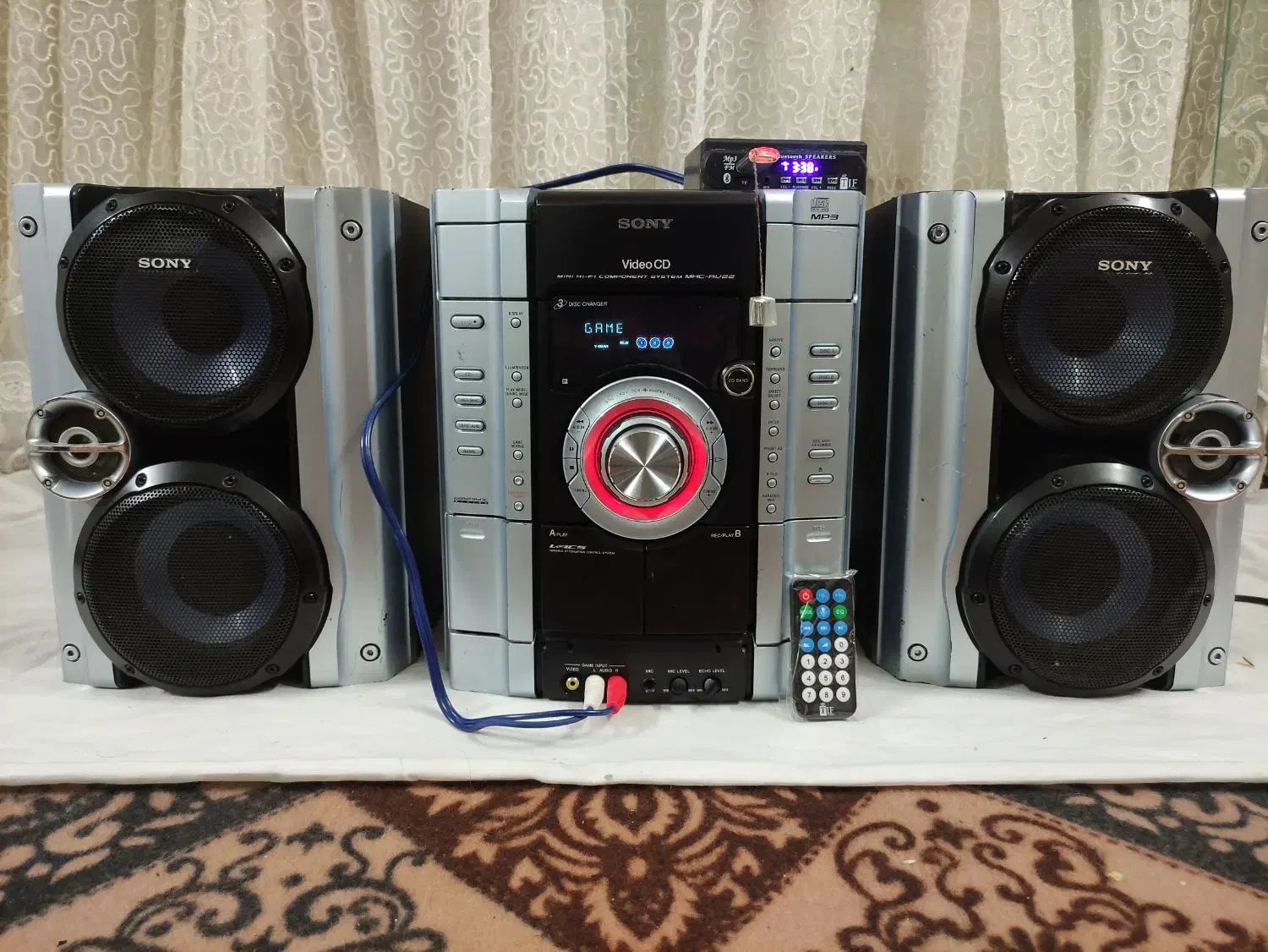 ضبط باند سونی 2600w  rv22 قوی فلش بلوتوث دار|سیستم صوتی خانگی|مشهد, کوی دروی|دیوار