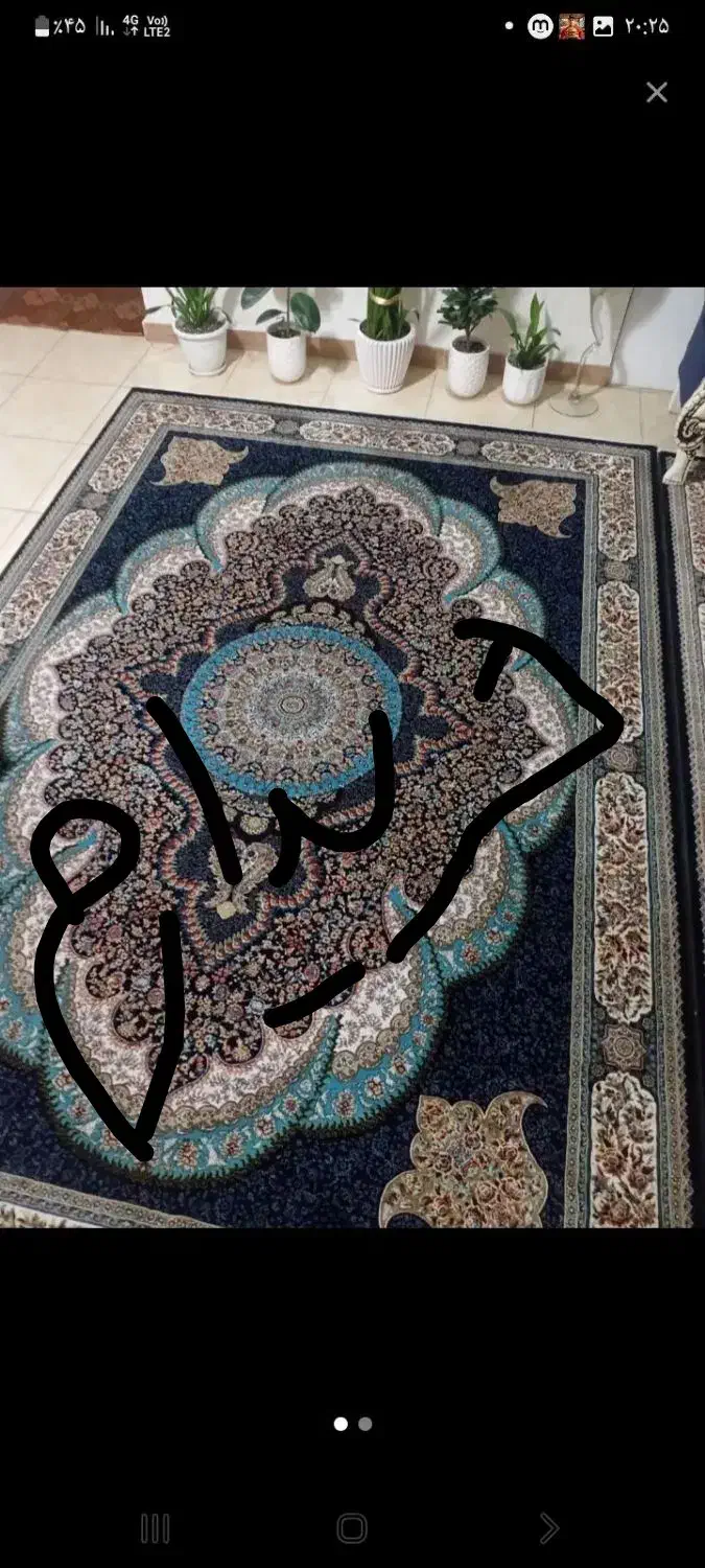 فرش ۱۲متری|فرش|قزوین, |دیوار