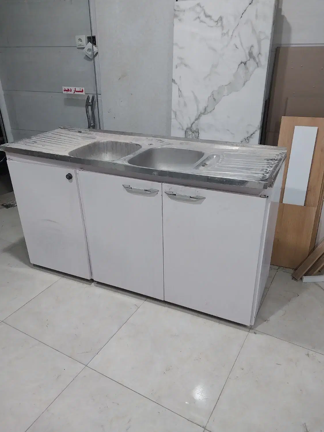 کابینت زیر سینکی با سینک|مصالح و تجهیزات ساختمان|جهرم, |دیوار