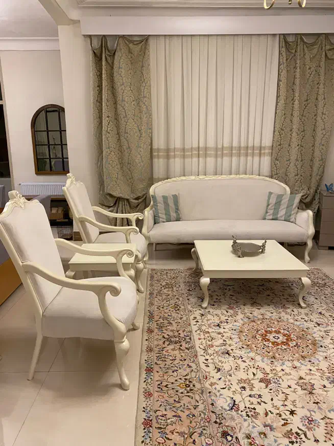 مبل ومیز غذا خوری|مبلمان خانگی و میز عسلی|میانه, |دیوار