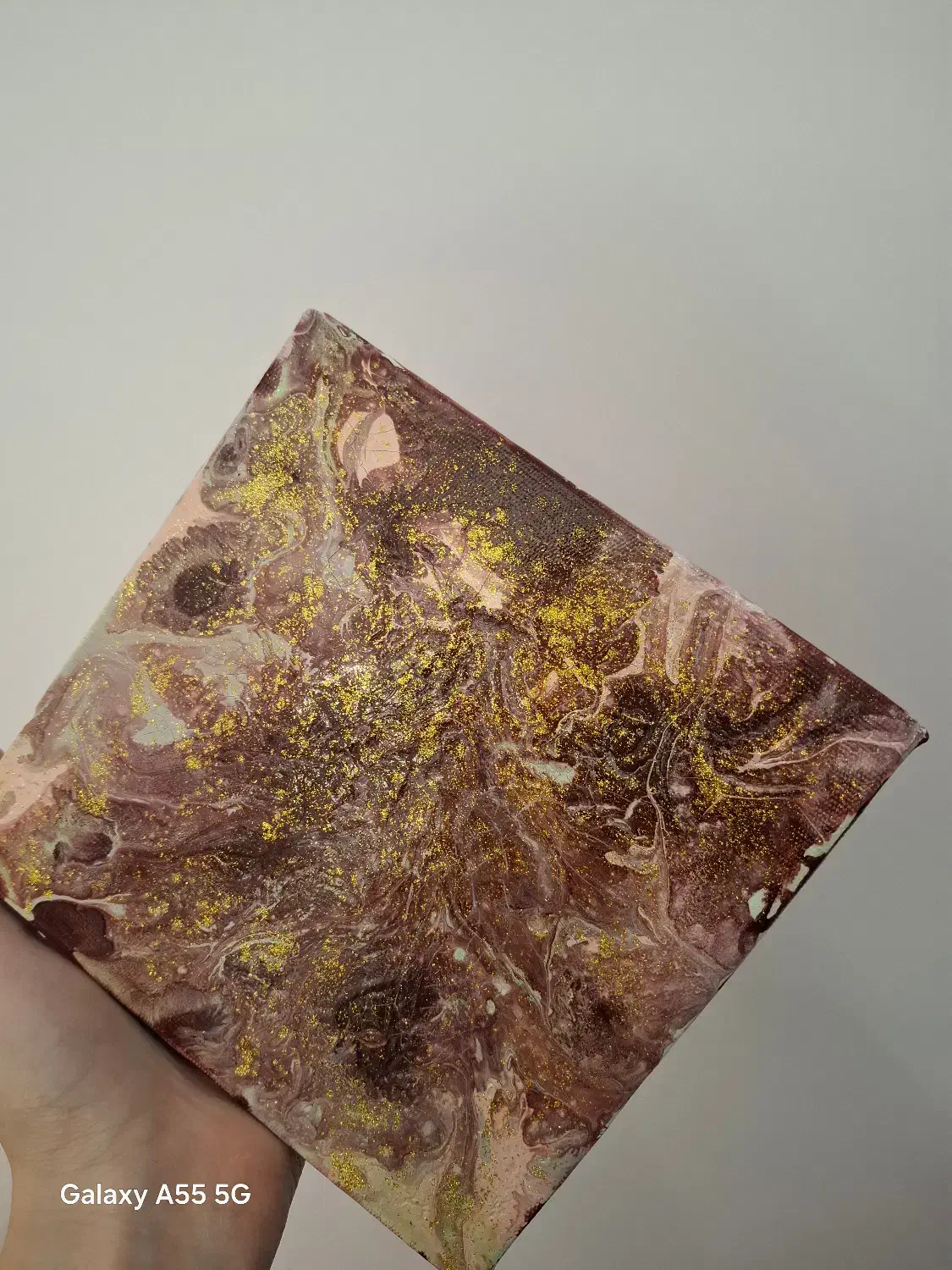 نقاشی آبستره روی بوم و سنگ|تابلو، نقاشی، عکس|شیراز, مبعث|دیوار