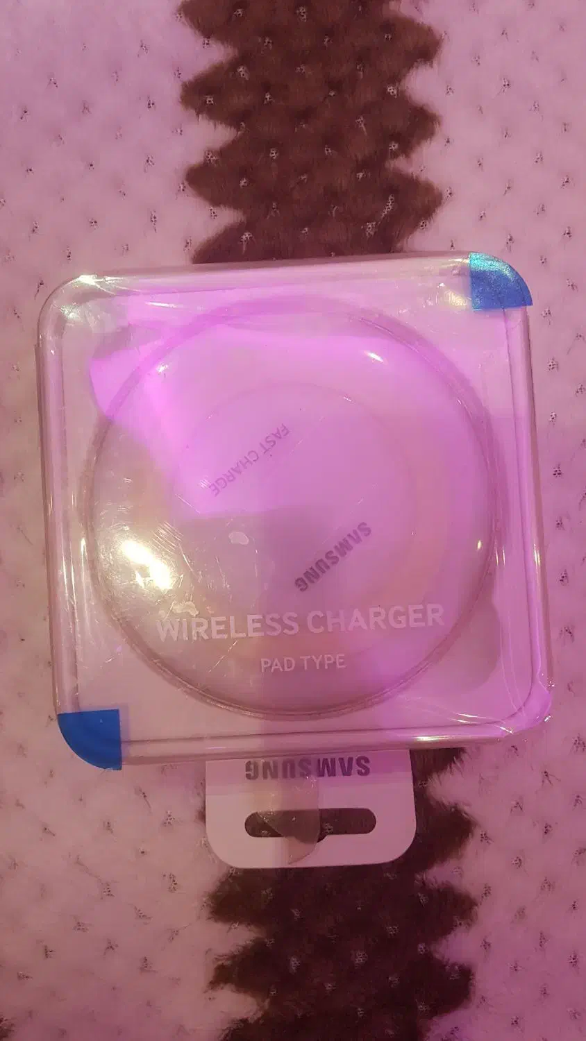 شارژر وایرلس فست سامسونگ + تبدیل otg|لوازم جانبی موبایل و تبلت|تهران, شهرک آتی شهر|دیوار
