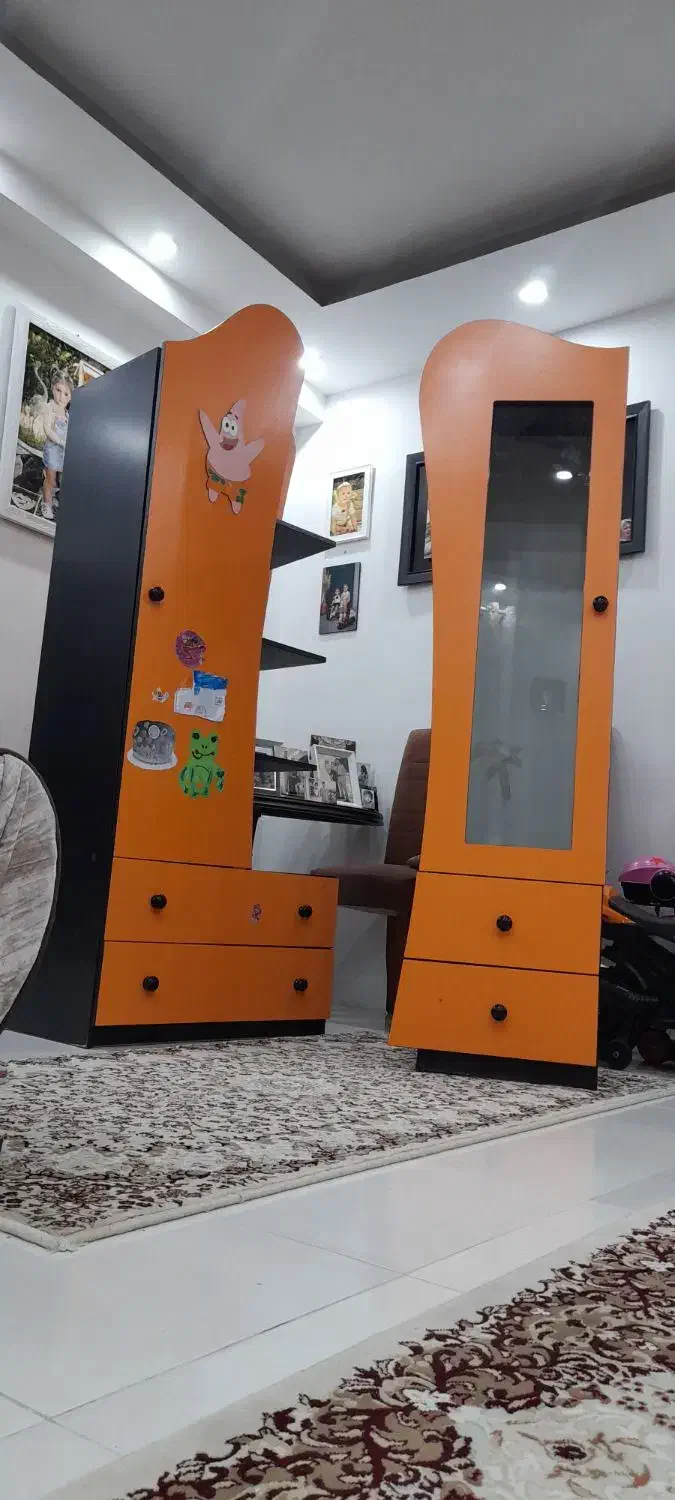 کمد دو تیکه کودک|جاکفشی، کمد، دراور|بندر انزلی, سامانسر|دیوار