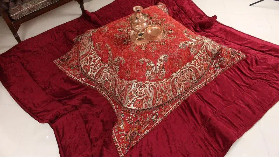 لحاف کرسی سنتی ویژه شب یلدا|رختخواب، بالش، پتو|بیرجند, |دیوار