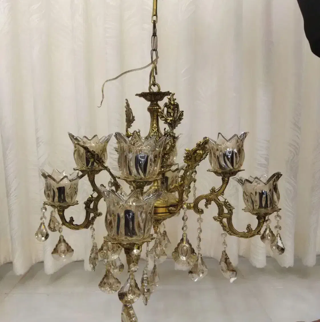 لوستر|لوستر و چراغ آویز|ساوه, |دیوار