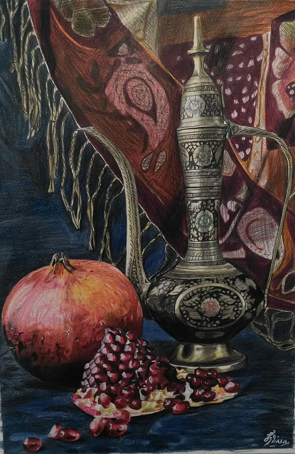 تابلو نقاشی طبیعت بیجان|تابلو، نقاشی، عکس|گرگان, |دیوار