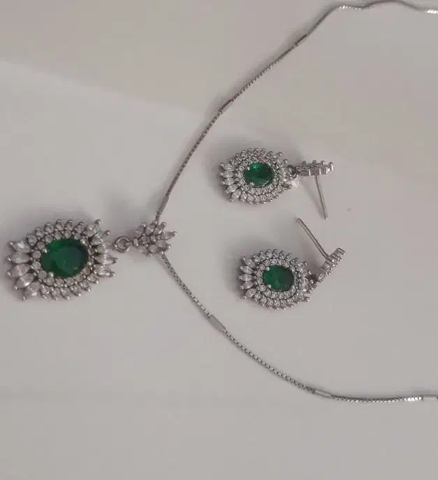 نیم ست نقره ایتالیا|جواهرات|کرمانشاه, |دیوار