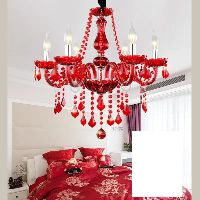 لوستر کریستال تک‌رنگ و رنگارنگ از 4 تا 30 شعله|لوستر و چراغ آویز|تهران, ایرانشهر|دیوار