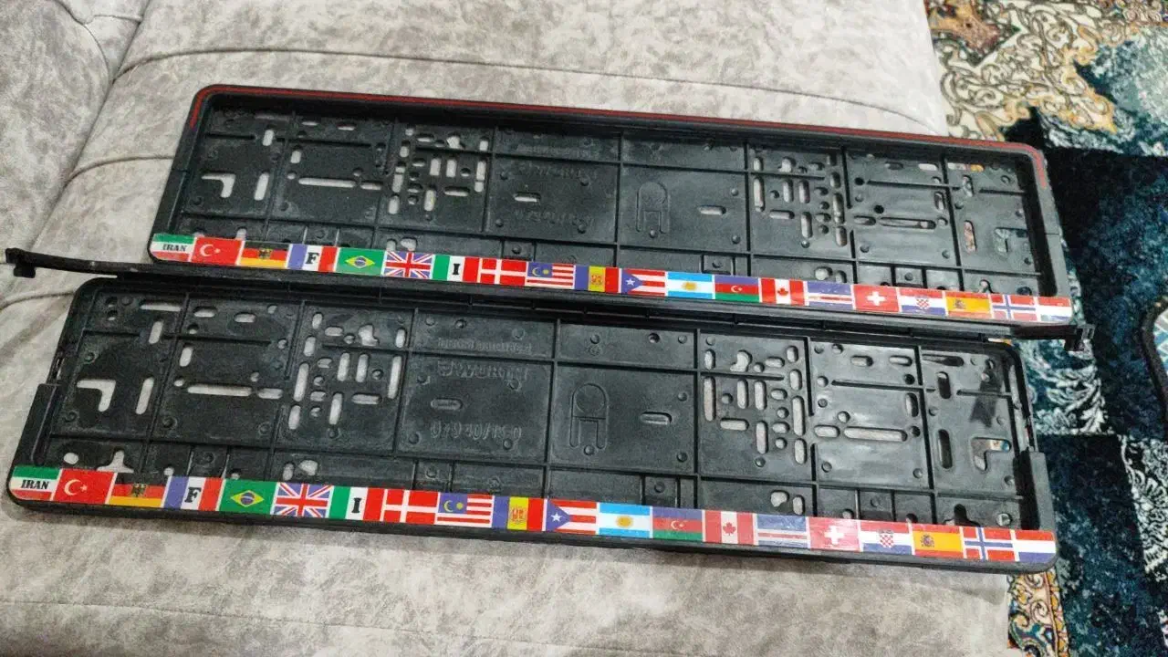 دو عدد قاب پلاک نو منبع 713نو چراغ عقب پارس درحدنو|قطعات یدکی و لوازم جانبی|اهواز, کمپلو جنوبی|دیوار