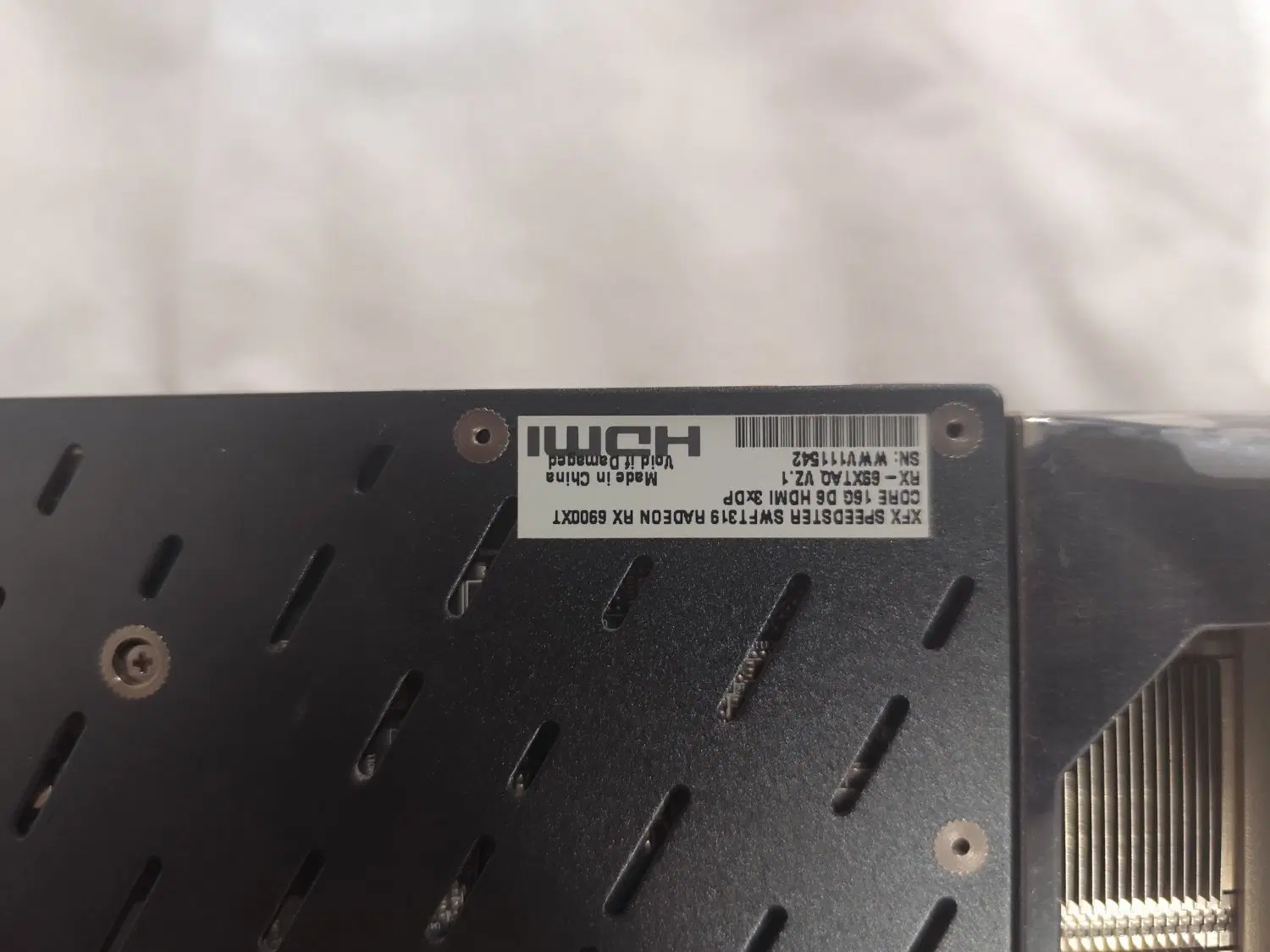 RX 6900XT 16 GIG|قطعات و لوازم جانبی رایانه|کرج, شهرک فهمیده|دیوار