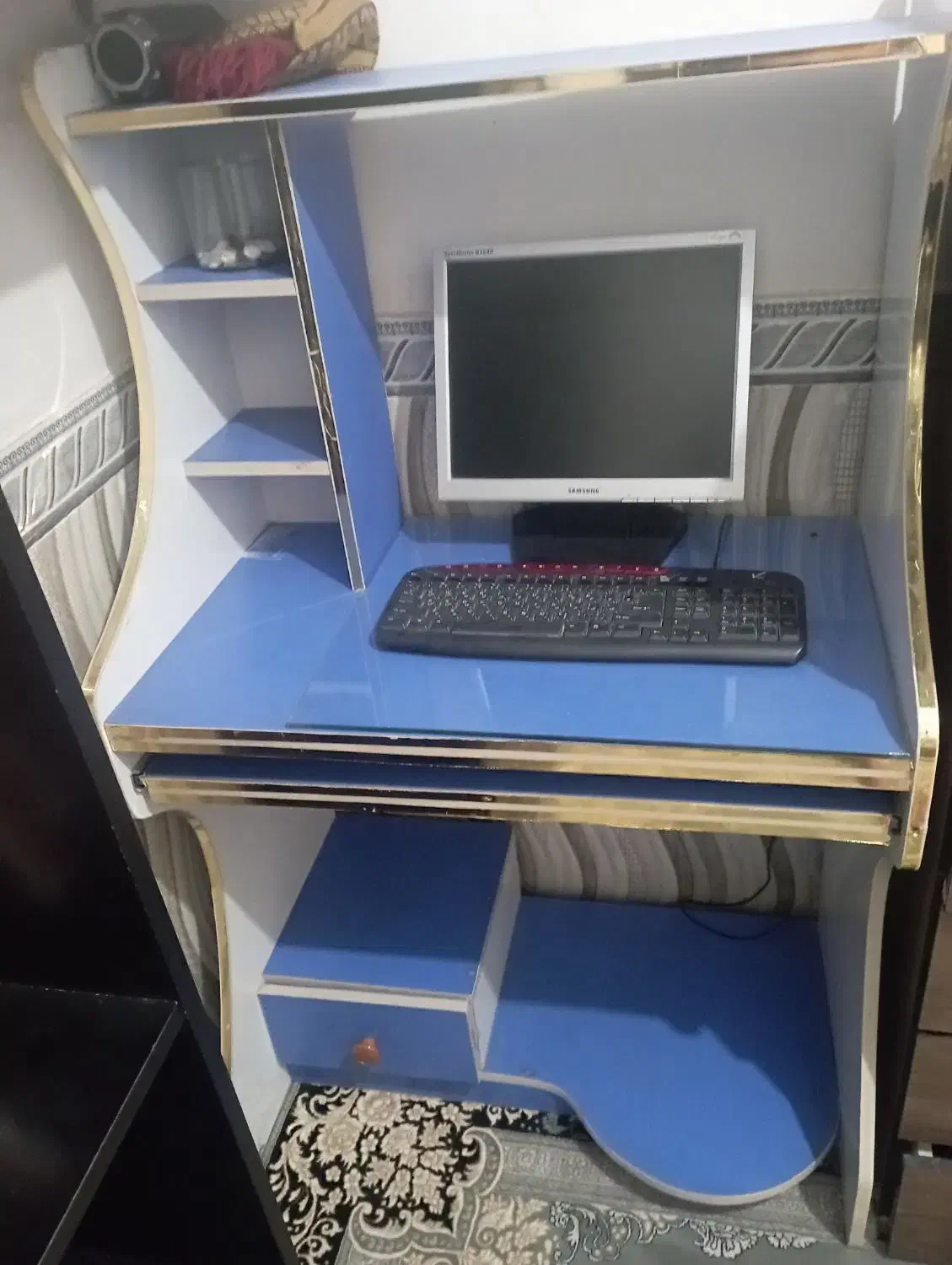 میز کامپیوتر به همراه کتابخانه|میز تحریر و کامپیوتر|شاهدشهر, |دیوار