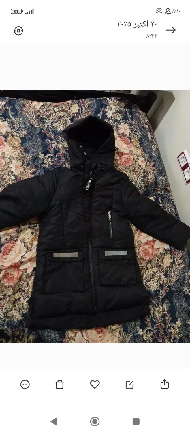 کاپشن در حد نو|لباس|کرمانشاه, |دیوار