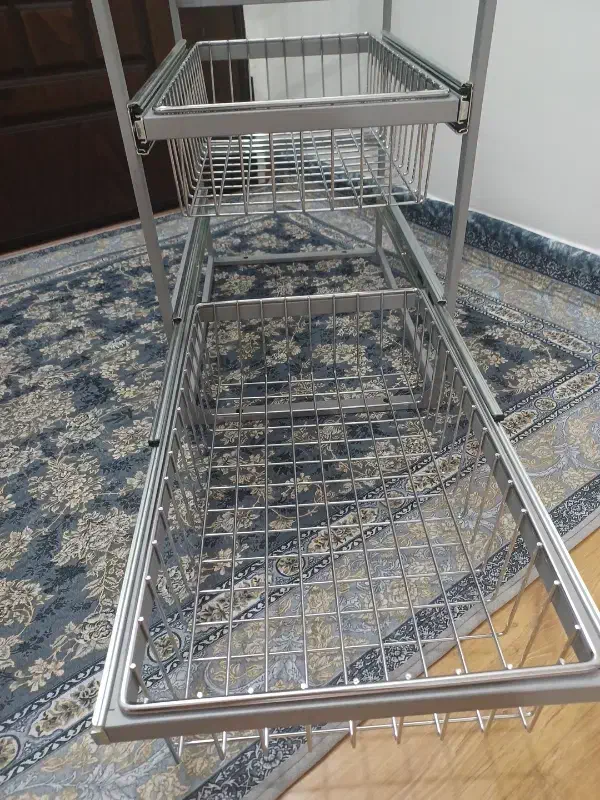 سبد سیب زمینی و پیاز|آب‌چکان و نظم‌دهنده ظروف|زنجان, |دیوار