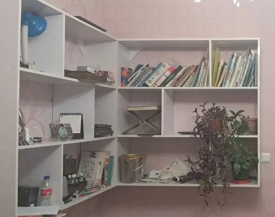 کفسه جوبی|کتابخانه، شلف، قفسههای دیواری|تبریز, |دیوار