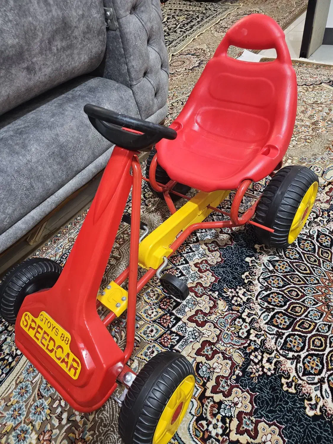 ماشین  آهنی بزرگ پدالی|اسباب‌‌بازی|فردیس, قریشی|دیوار