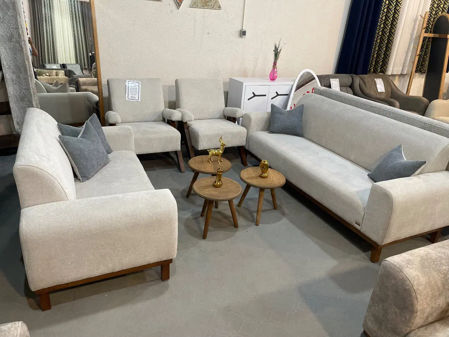 مبل گلوری هفت نفره کد ۲۱۹بازارچه مبلمان اسعدی قشمی|مبلمان خانگی و میز عسلی|قشم, |دیوار