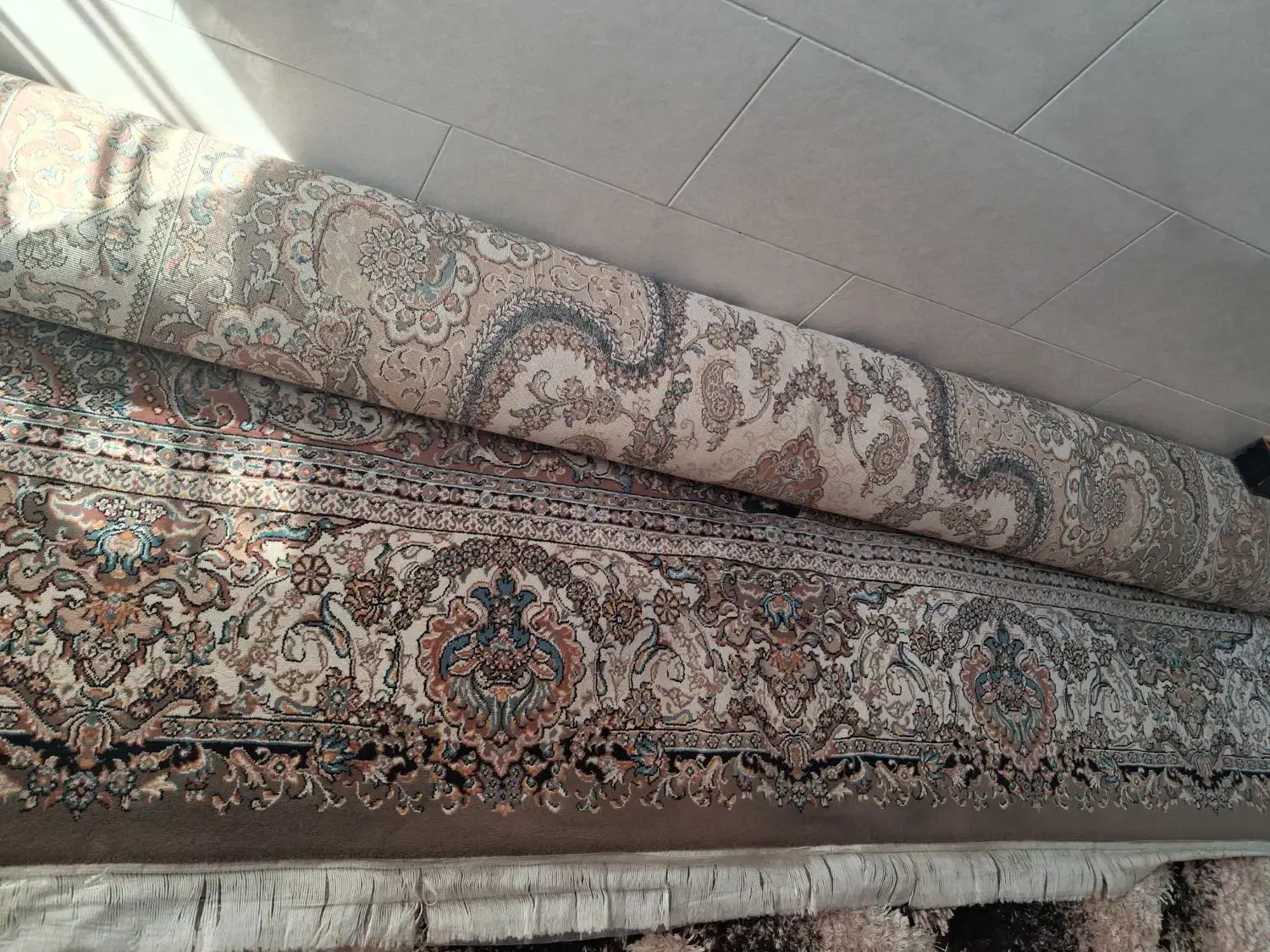 فرش ۱۲ متری ۷۰۰ شانه در حد نو|فرش|شیراز, مسلم|دیوار