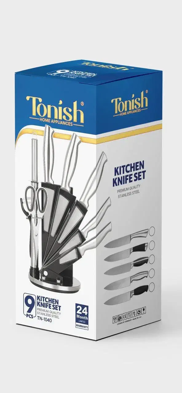 سرویس چاقو 9پارچه بسیار تیز|ظروف سرو و پذیرایی|کرمان, |دیوار