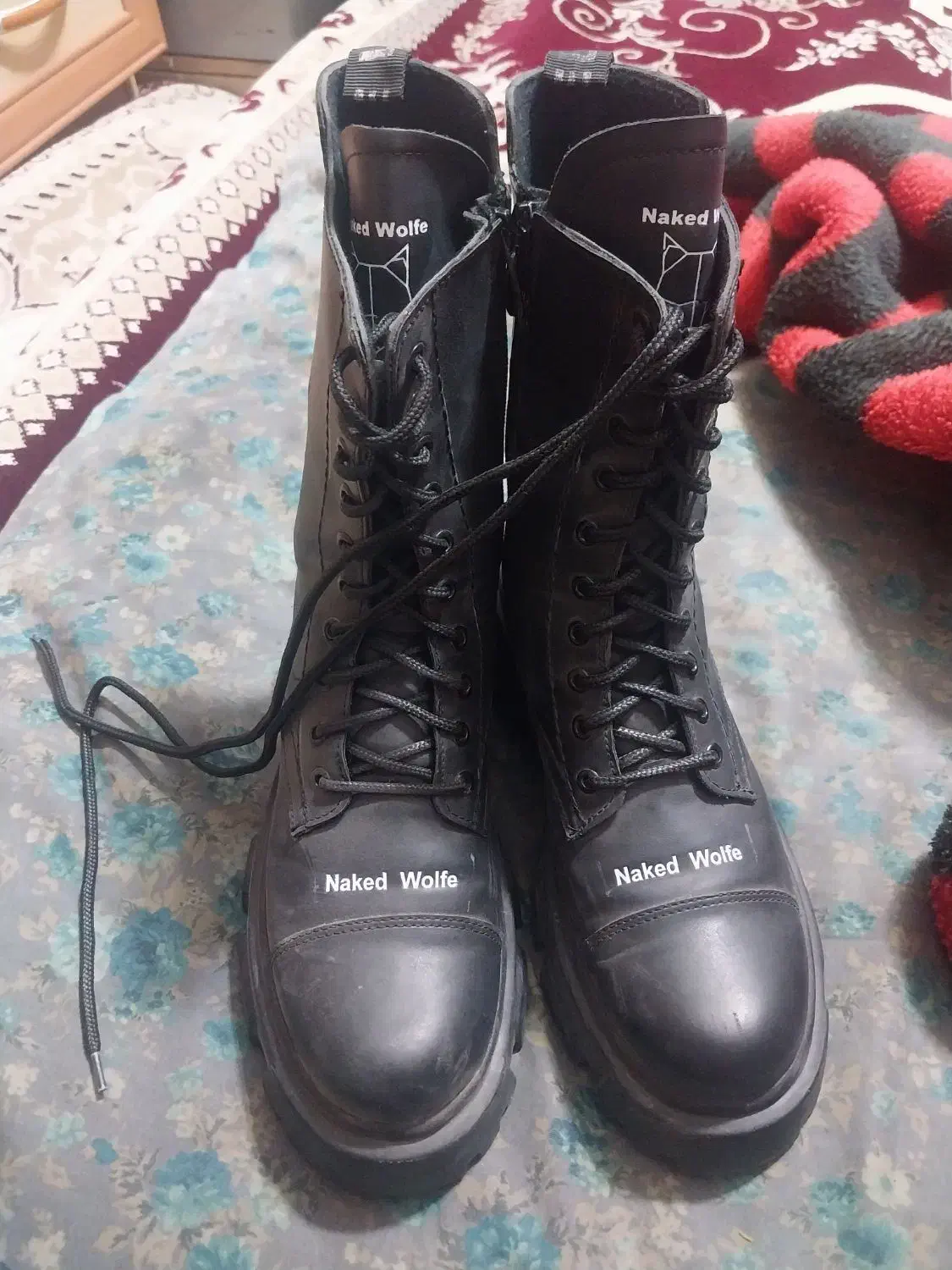 کفش زنانه چکمه ای زیپی و بندی سایز 39|کیف، کفش، کمربند|قم, قم نو|دیوار