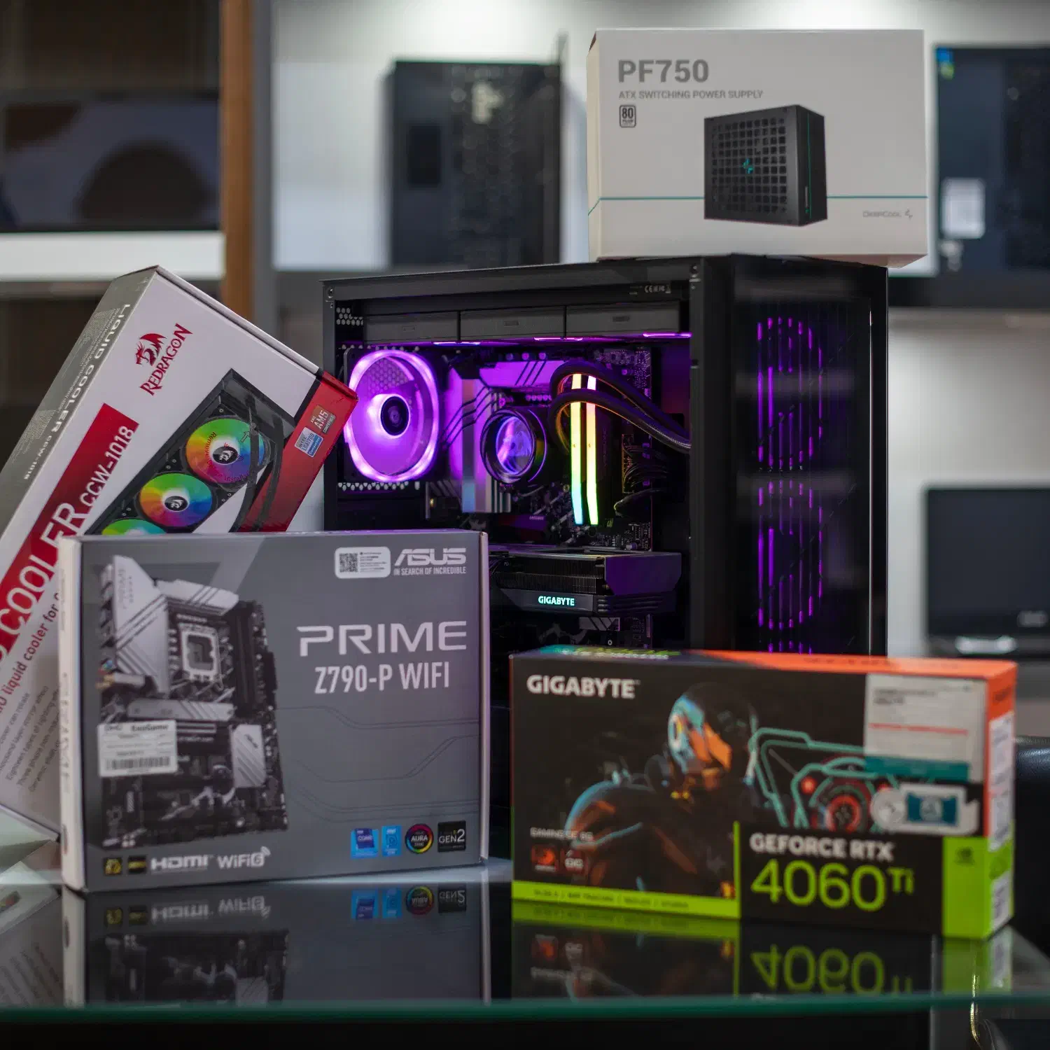 کیس گیمینگ با گرافیک RTX 4060Ti 8GB و i7-12700H|رایانه رومیزی|یزد, |دیوار