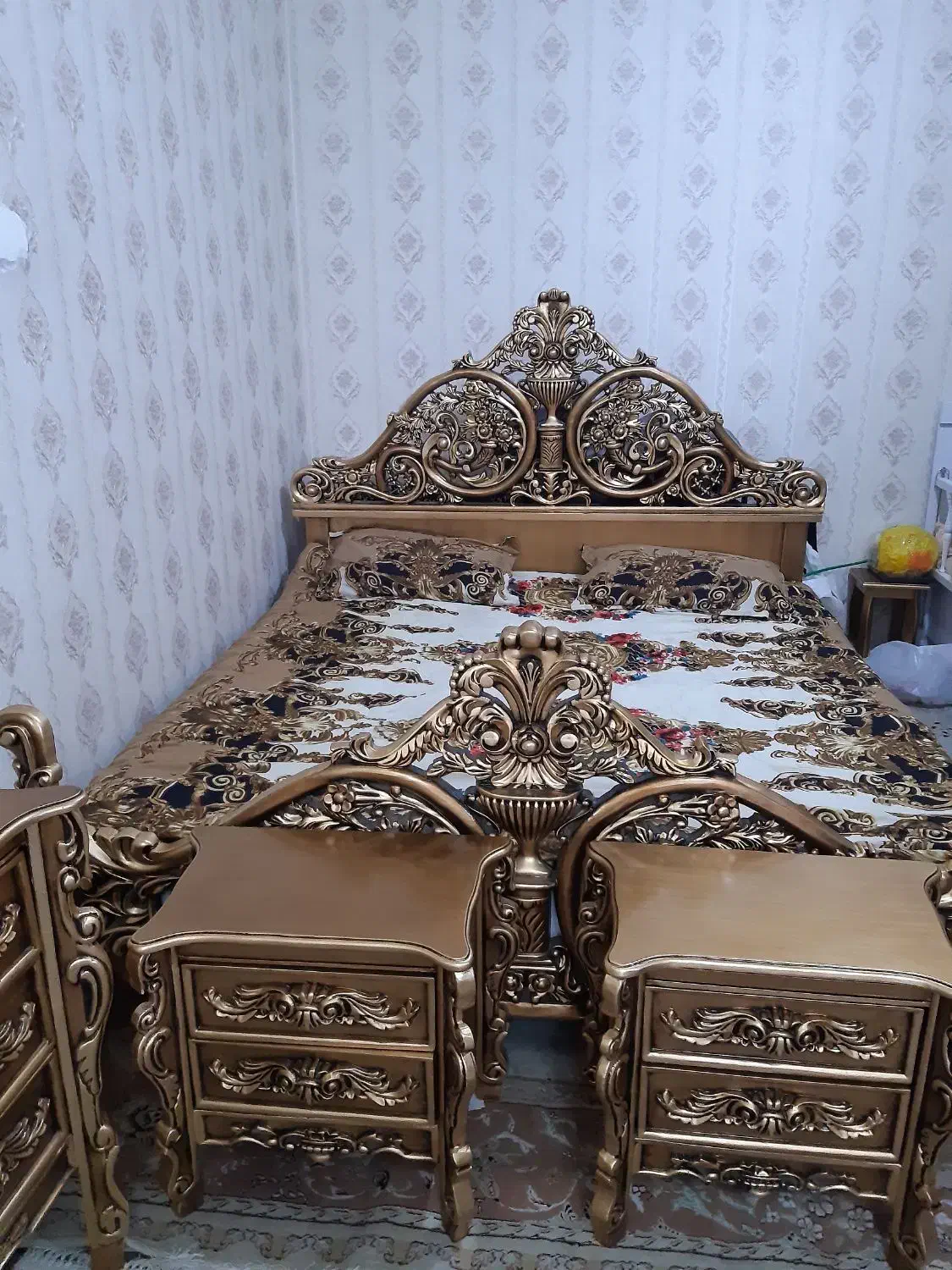 سرویس خواب سلطنتی|تخت و سرویس خواب|تهران, شهرک طالقانی|دیوار