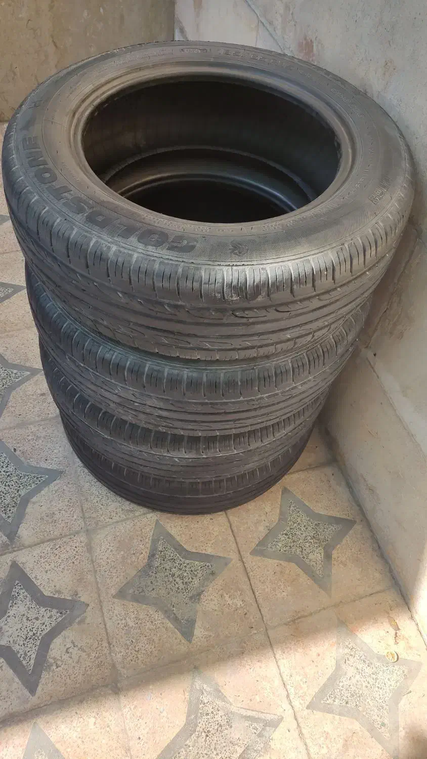 چهار حلقه لاستیک سایز ۱۵|قطعات یدکی و لوازم جانبی|دوگنبدان, |دیوار