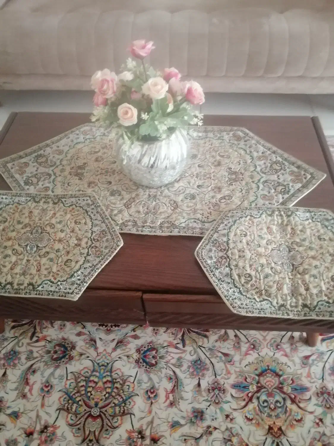 رومیزی وعسلی|پرده، رانر، رومیزی|سنندج, |دیوار