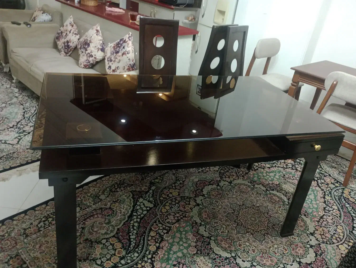 میزاناهارخوری ۶ نفره|میز و صندلی غذاخوری|رشت, خمیران زاهدان|دیوار