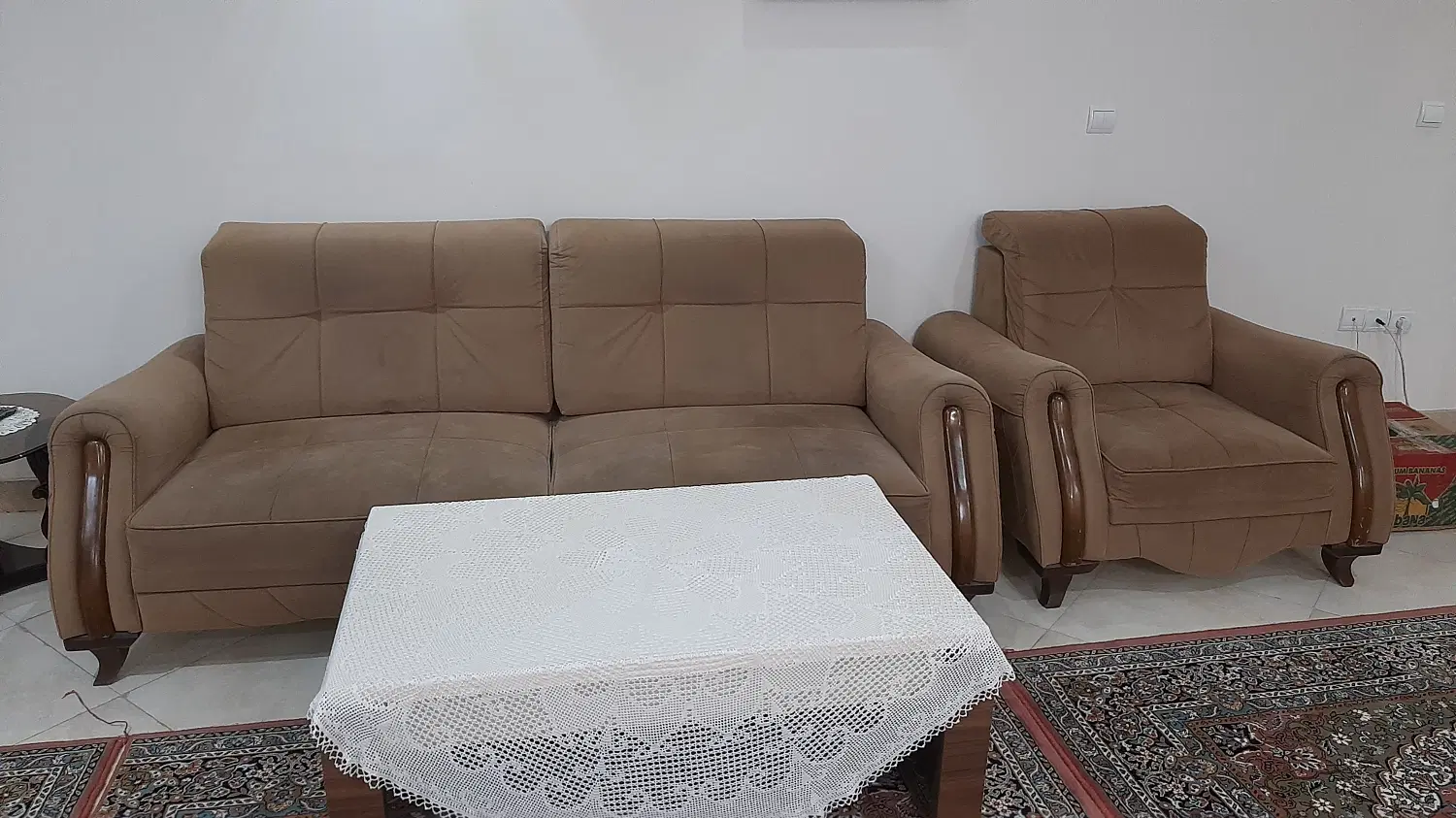 مبلمان راحتی ۷ نفره|مبلمان خانگی و میز عسلی|تهران, آبشار تهران (دریاچه)|دیوار