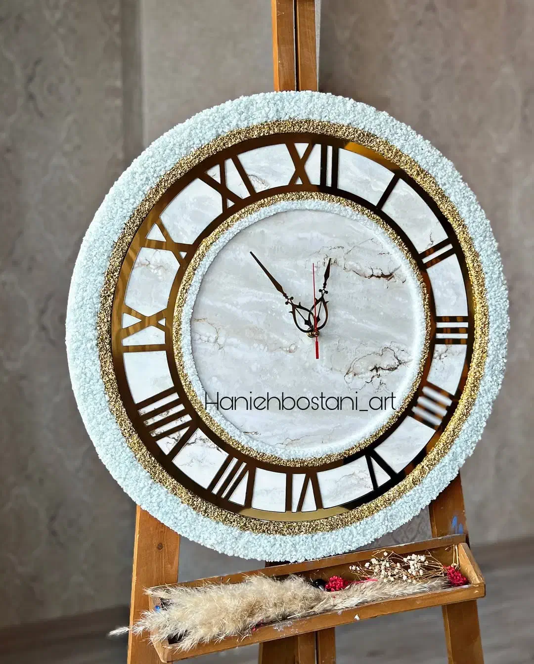 ساعت دیواری رزین|ساعت دیواری و تزئینی|آباده, |دیوار