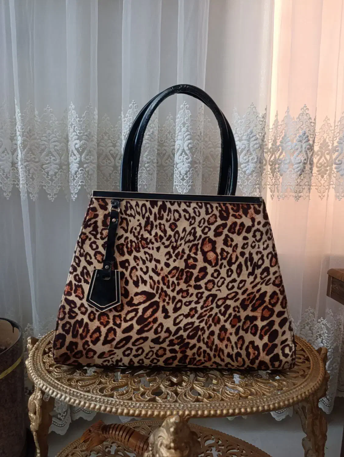 کیف شیک پلنگی ورنی|کیف، کفش، کمربند|شیراز, صاحب الزمان|دیوار